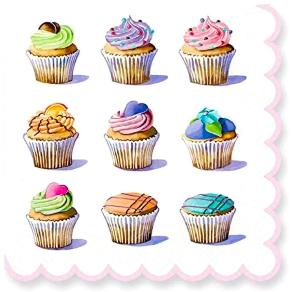 Design Design 20 Cupcake Sparkle Luncheon Napkins